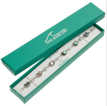 Tj912 Paua Shell Cat Face Bracelet