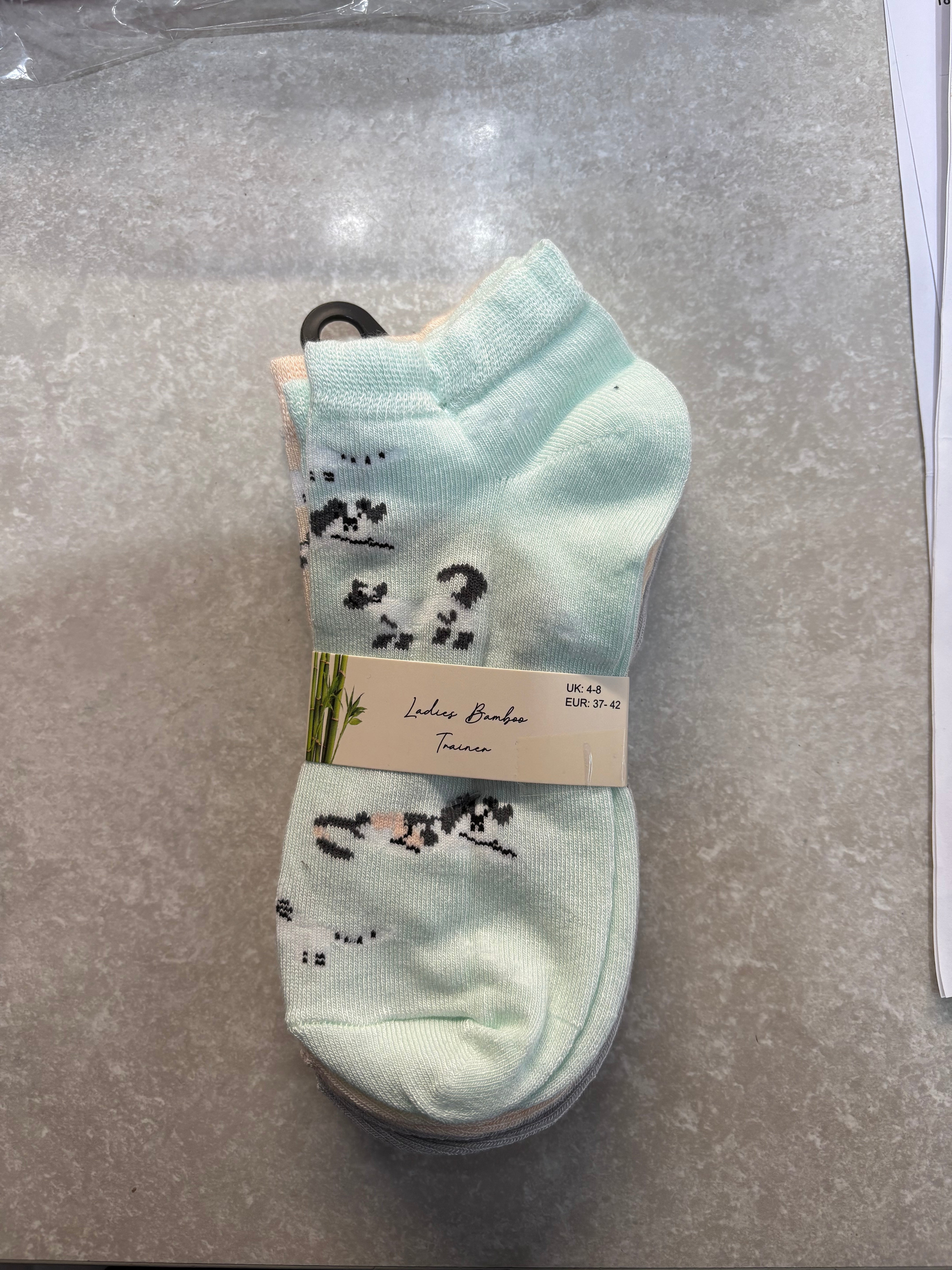 SE192 Bamboo Cat & Dog Trainer Socks pack of 3