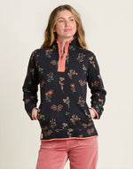 Printed Quarter Zip Sweatshirt