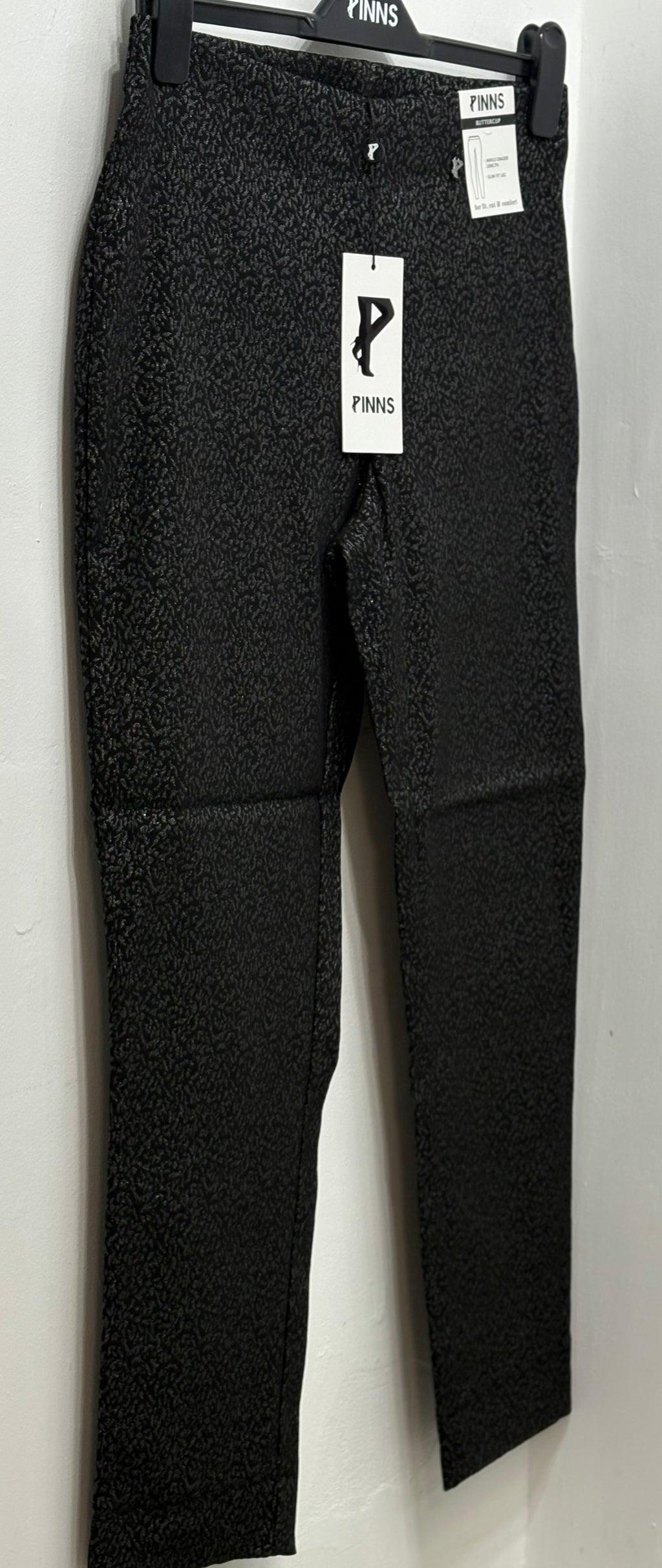 302CT Black Sparkle Ankle Grazer