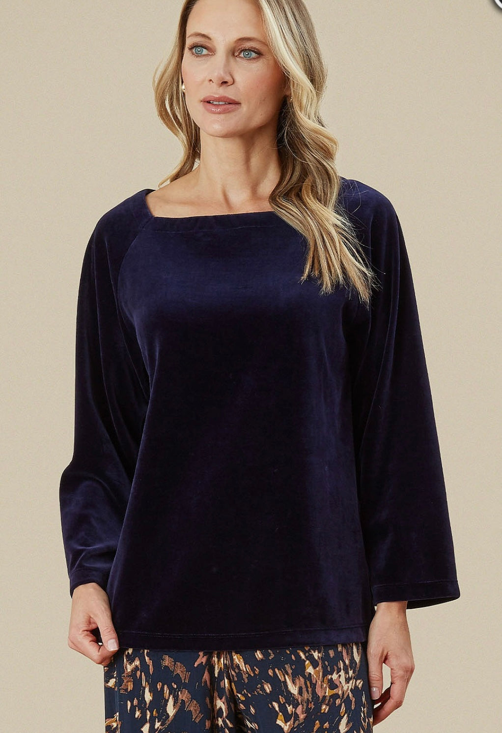 Crista Velvet plain Top