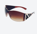 8727 Oversized Wrap around Sunglasses