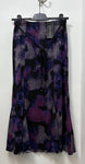 13107 Abstract Print Skirt (matching mock jacket available)
