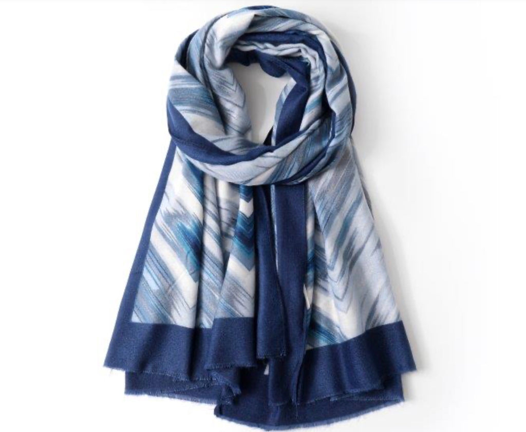 Zigzag Print Scarf