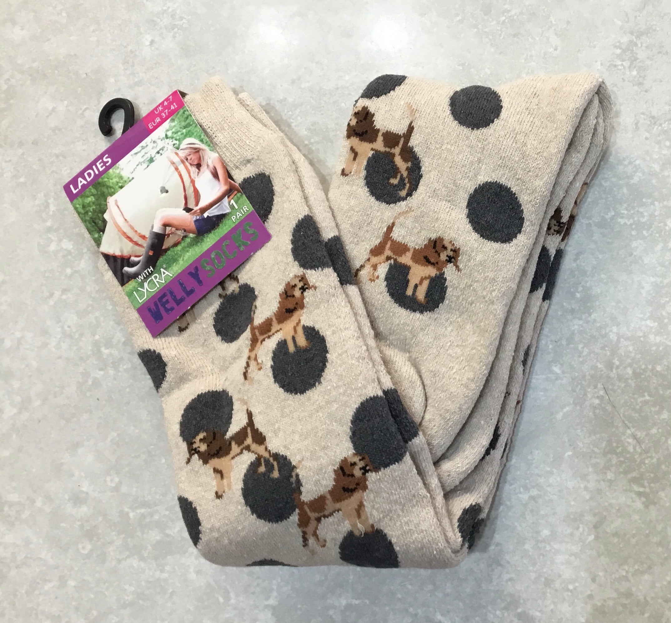 Se059 Dog Welly Socks