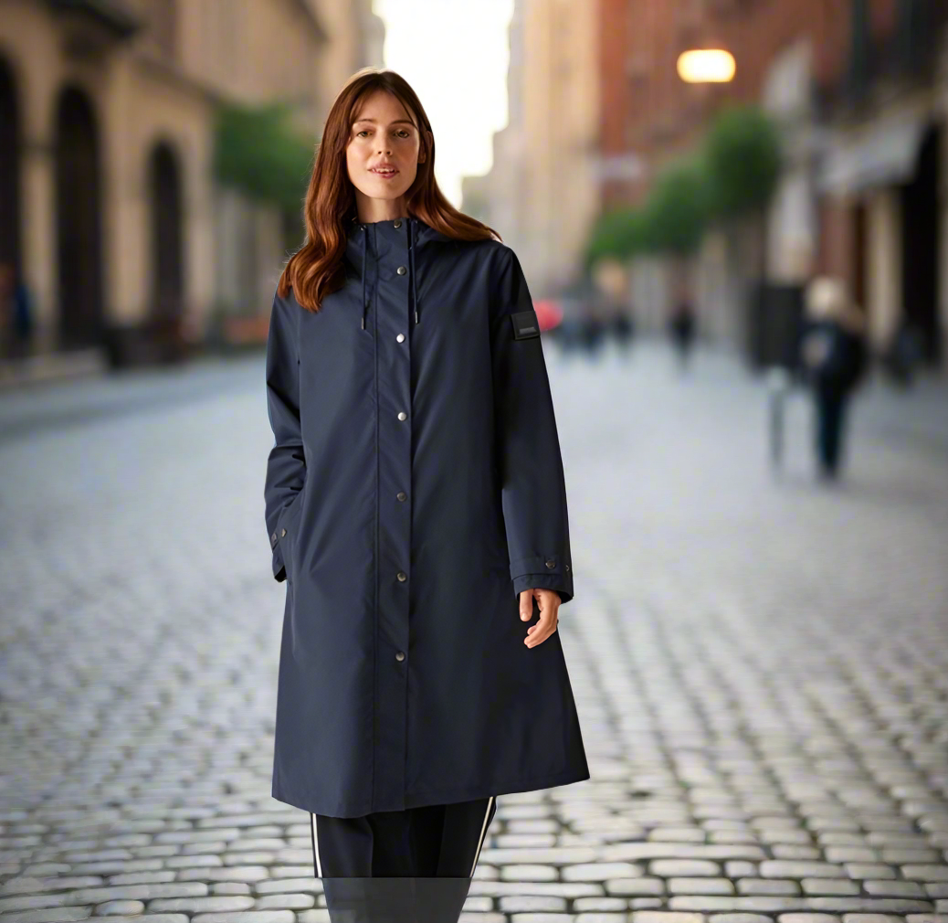 RWW459 Reinna Long Rain Coat