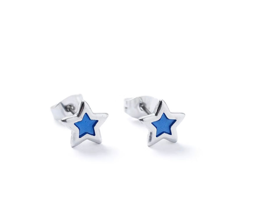 Silver Plated Stud Earrings