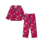 IN2267 Fuchsia Floral Pyjamas