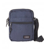 2513 LORENZ SMALL TWO TONE POLYESTER BAG WITH TWO TOP ZIPS