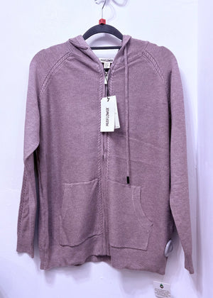653 Zip front Knitwear with Hood