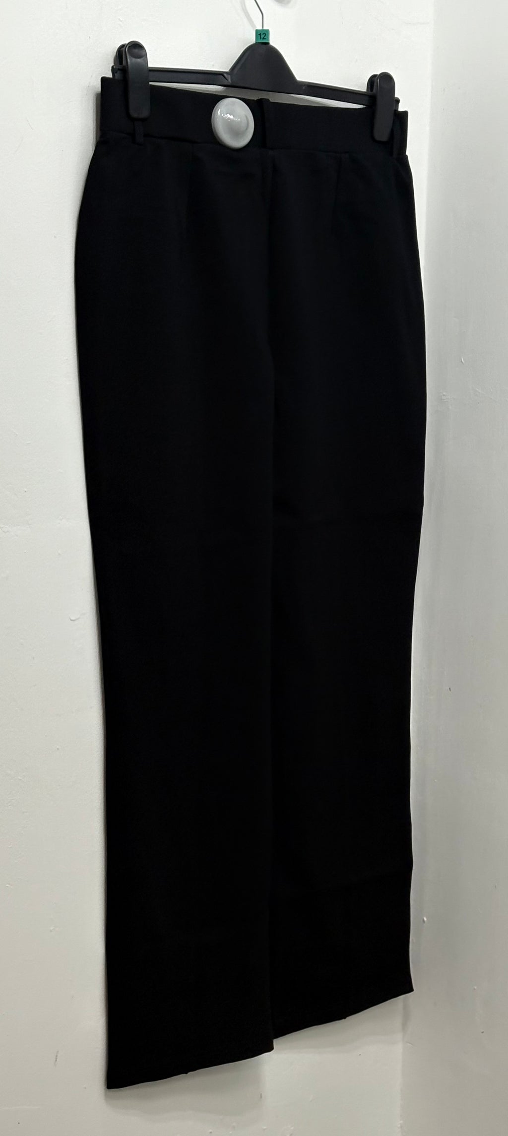 707T Black Ponte Straight Leg Trouser