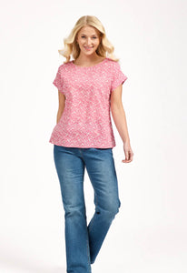 626 Ditsy Print Cotton Top