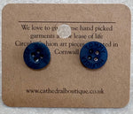 Button Stud Earrings