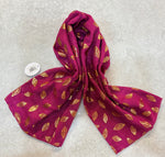 TR6653 Gold Leave Scarf