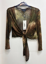 6204-4000 Tie Front Top