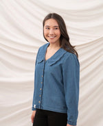 Ada Blouse/Jacket - Washed Denim