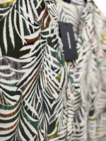 13461 Palm Leaf Print Top