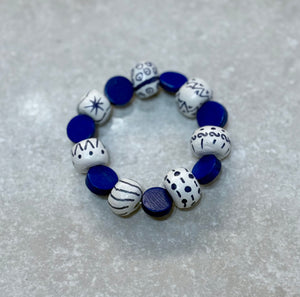 103 Blue & White Bracelet