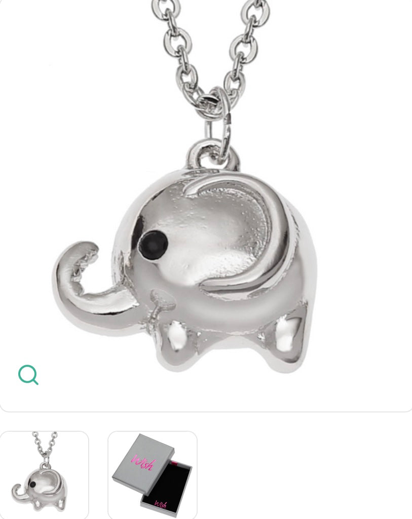 W0197 Elephant necklace