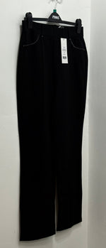 707T Black Ponte Straight Leg Trouser