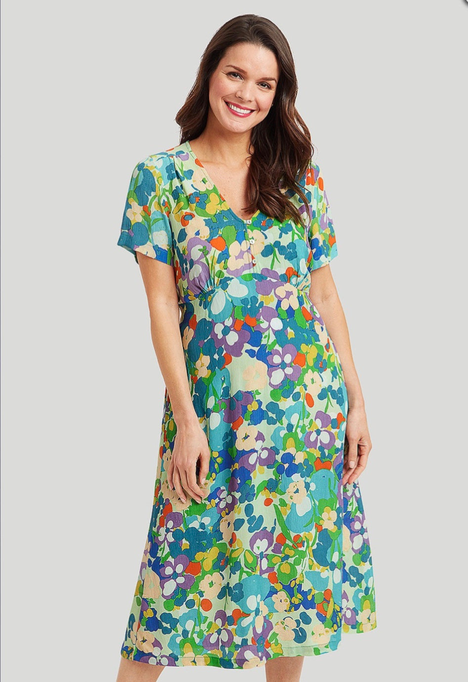 Garden Party Peggy Dress - Multi