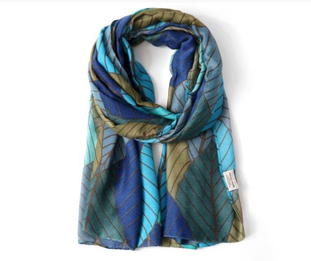 Eco Leaves Scarf