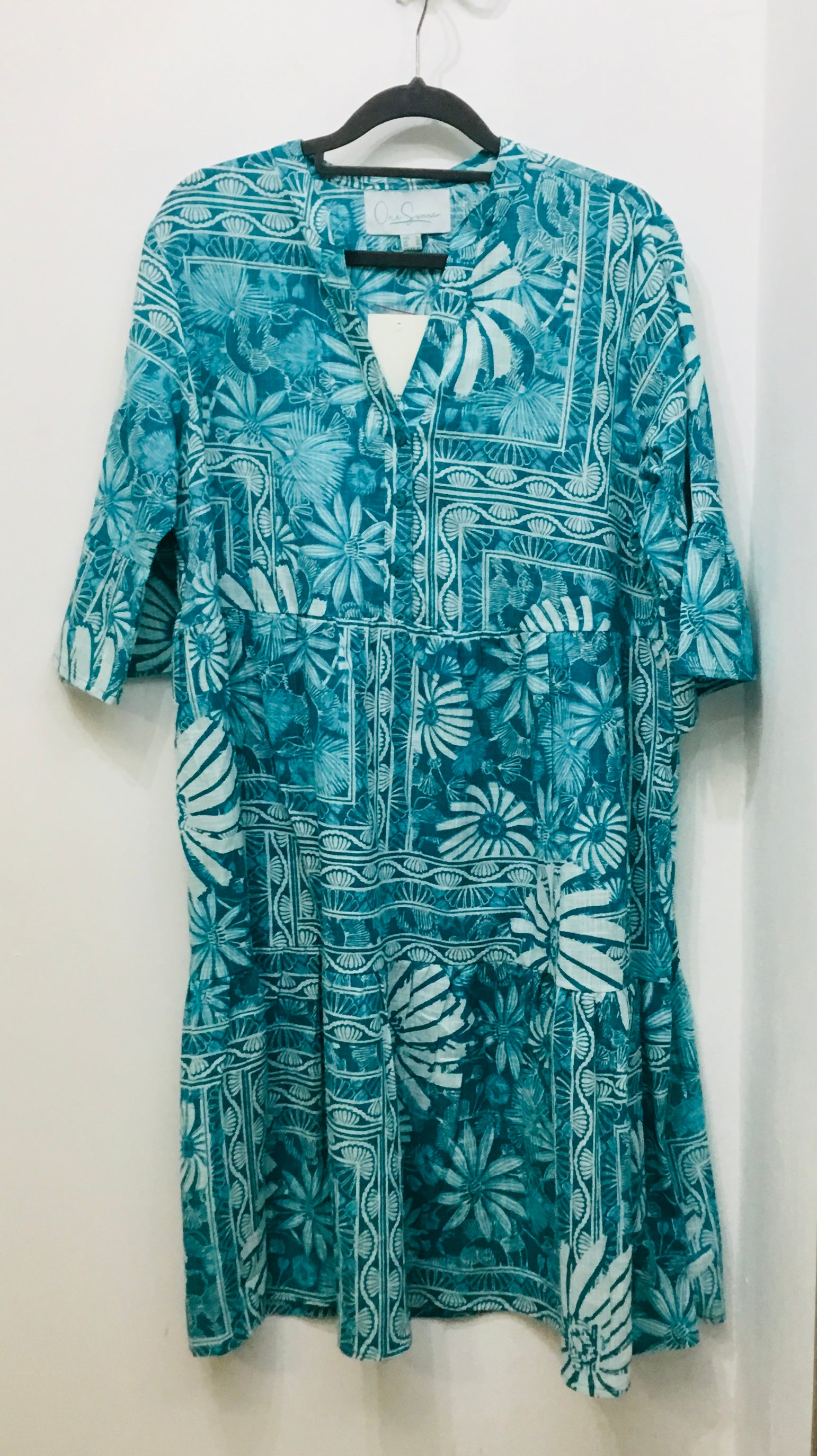 One Summer Maya Dress Aqua