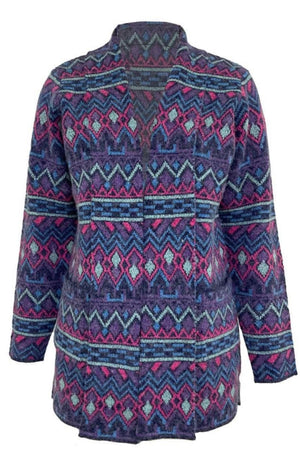 539 Edge to Edge Fairisle Cardigan