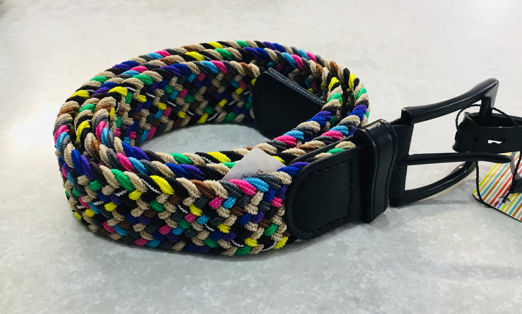 Stretchy 18 Multi coloured Belt