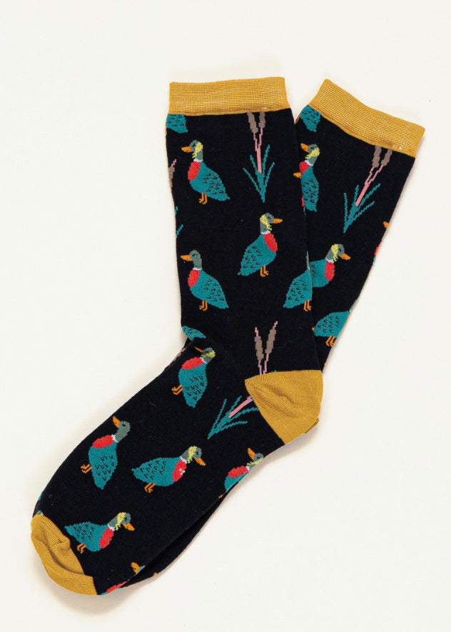 Lm24642 DUCKS BAMBOO SOCKS