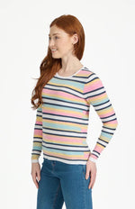 202 SPACE DYE STRIPED JUMPER