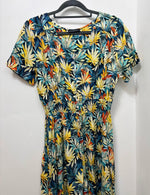 13225 V Neck Printed Dress