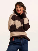 Eira Stripe Crew Neck Knitted Jumper