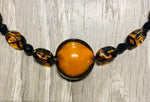 Murano Glass and Crystal Bead Necklace