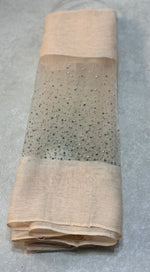 LP3041 Silver Studded Chiffon Scarf