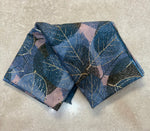 LP3706 Gold Leaf Print Scarf