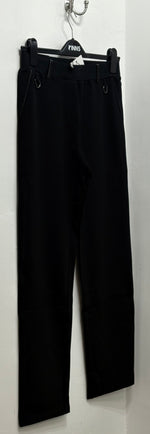 706T Black Straight Leg Ponte Trouser