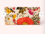 VSP20 VELVET SUNGLASSES POUCH - FINE FLORA, CREAM