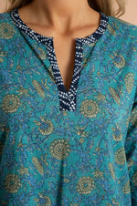 IN2095 Waterlily Floral Cotton Pyjamas