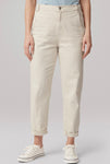 Indra Stretch Twill Trouser - Ecru