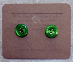 Button Stud Earrings