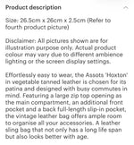 HOXTON Vintage Leather Crossbody Bag