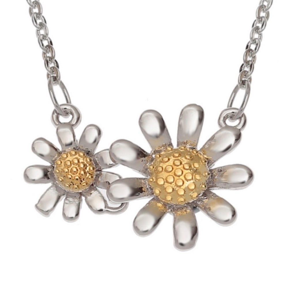 W0188 Double Daisy Necklace