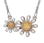 W0188 Double Daisy Necklace