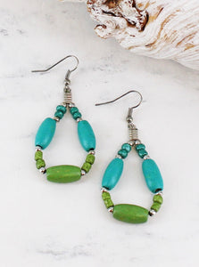 DC1503 Beaded Teardrop Earring