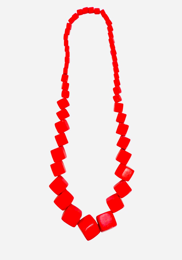 HC016B LONG CUBE NECKLACE