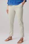 Cotton Twill Eliana Trouser - Stone