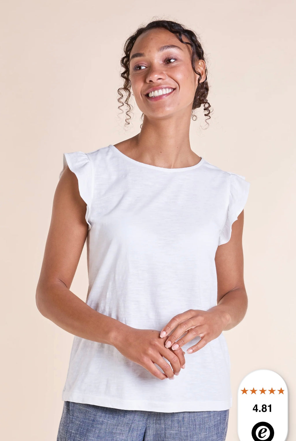 PQ4209 Organic Cotton Slub Jersey Top