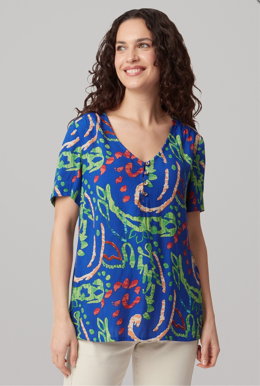 Amelia Top Soft Paisley
