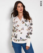 Ellie Embroidered Jersey Top